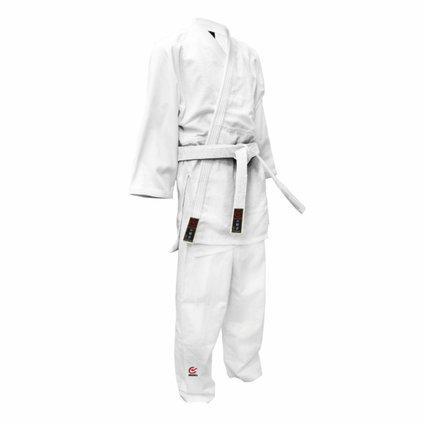單層白色柔道衣(紅鶴) AA310